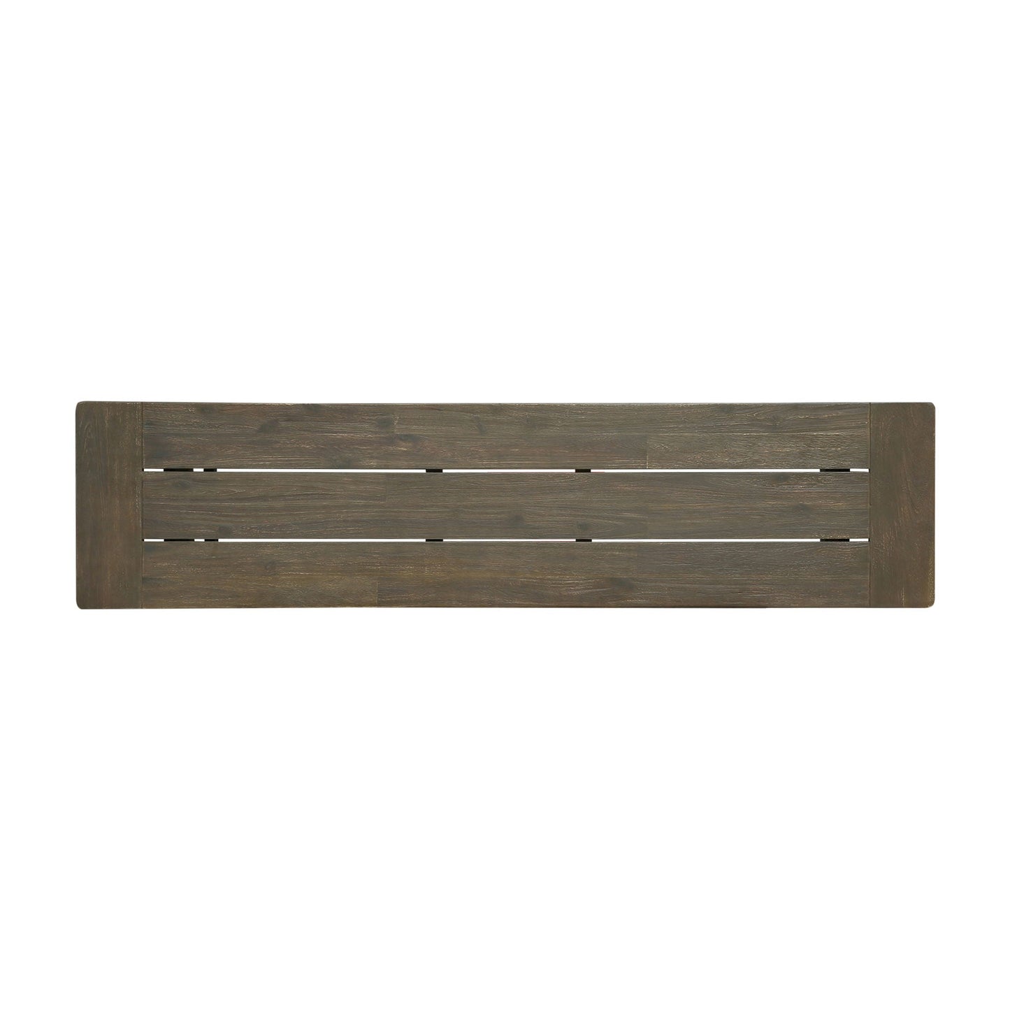 Cloud Outdoor Bench With Acacia Wood Frame And Slat Panel Design