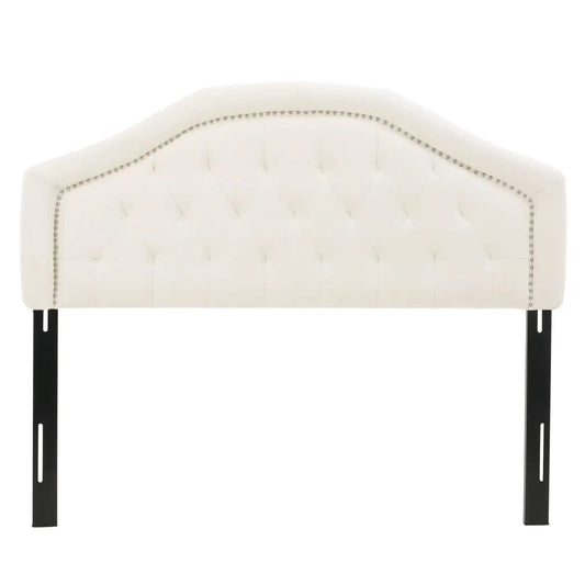 Kaarina Contemporary Tufted Fabric Headboard