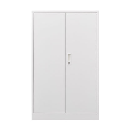 Metal Storage Cabinet With Locking Doors And Adjustable Shelf, Folding Filing Storage Cabinet, Folding Storage Locker Cabinet For Home Office, School, Garage