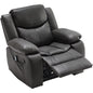 Recliner Chair With Vibration And Heating - Gray