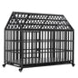 Heavy Duty Dog Crate Lockable Wheels
