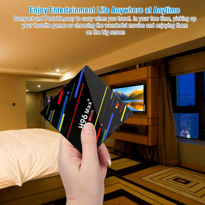 H96 Max+ Android 8.1 TV Box RK3328 Quad Core 4GB / 64GB UHD 4K VP9 H.265 WiFi_x000B__x000B_USB3.0 Smart Streaming Media Player US Plug