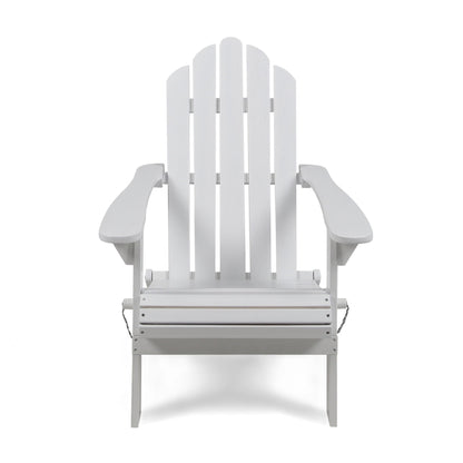 Aurascape Outdoor Acacia Wood Foldable Adirondack Chair