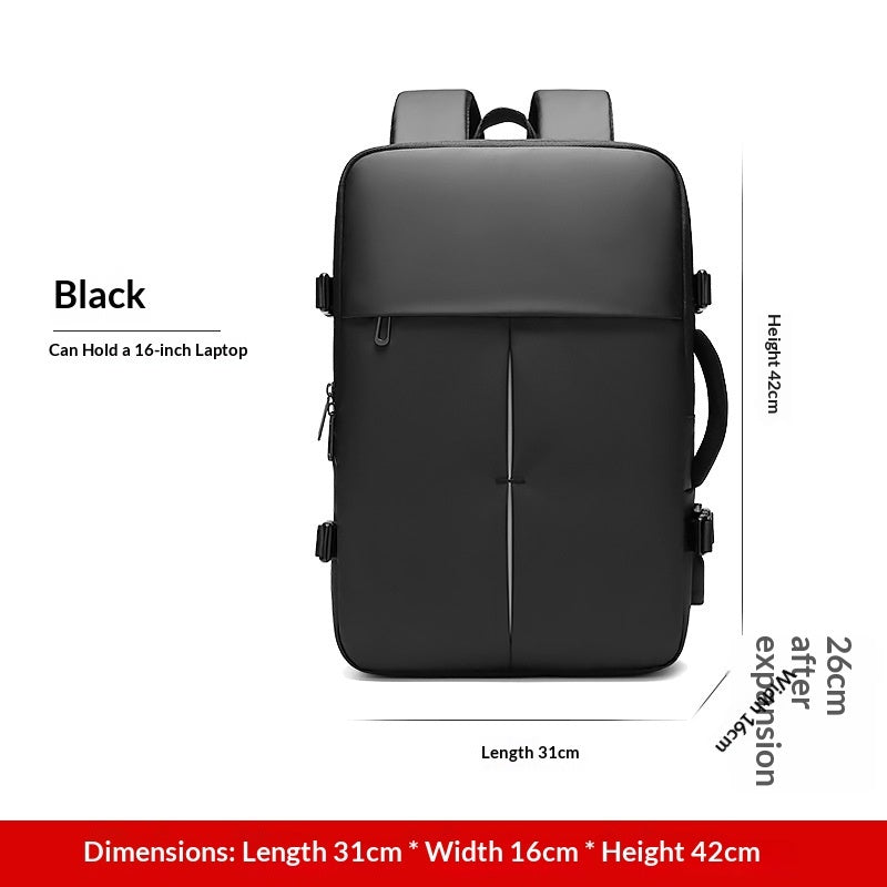 Large-Capacity Travel Duffel Expandable Multifunctional Laptop Backpack For Casual Use