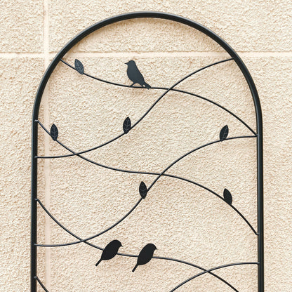 2 Pack Metal Garden Trellis 71" x 19.7" Rustproof Outdoor Plant Support