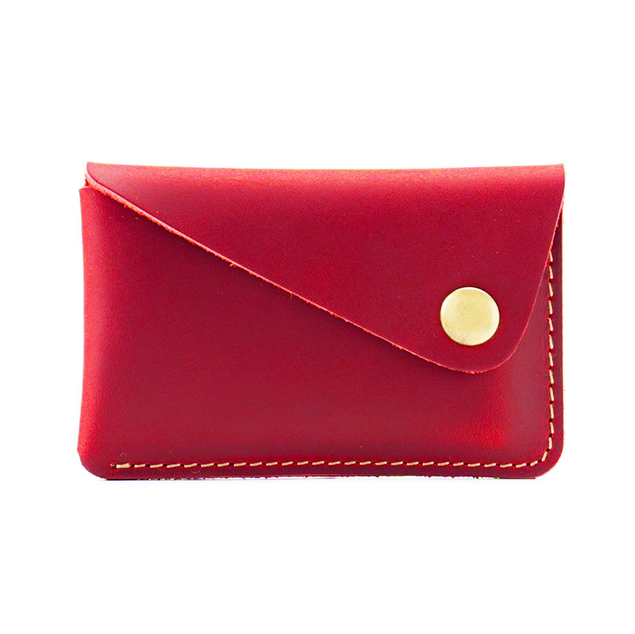 Genuine Leather Card Holder - Slim Multi-Slot Credit Card Organizer for Men and Women