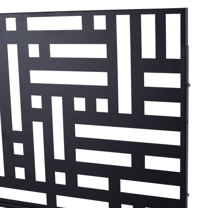 Decorative Freestanding Metal Privacy Screen For Indoor & Outdoor Use