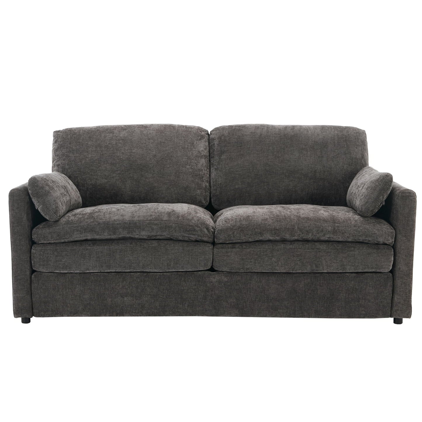 Cozy Upholstered Cushion Loveseat Sofa For Living Room