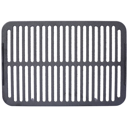 Oval Cast Iron Grill Outdoor Portable Charcoal Tabletop Skillet