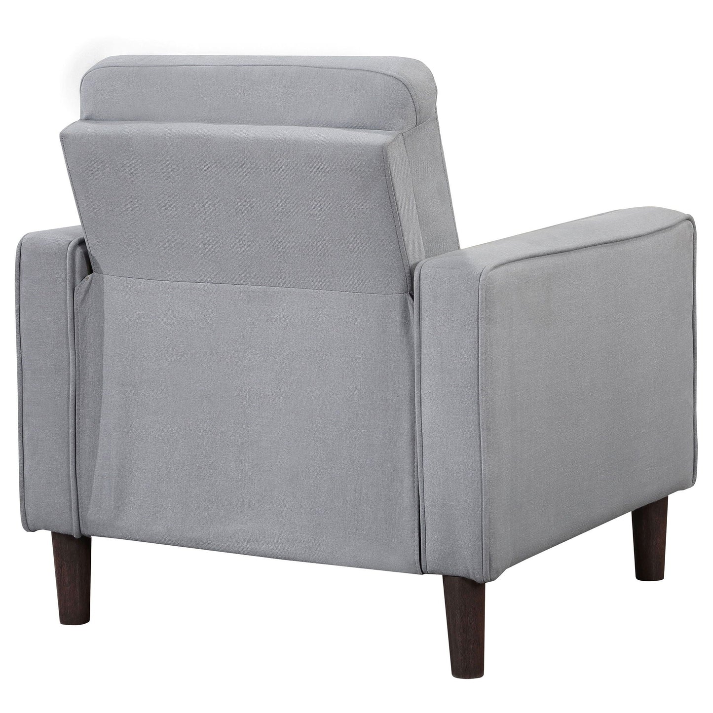 Harvey - Upholstered Tufted Accent Chair - Gray