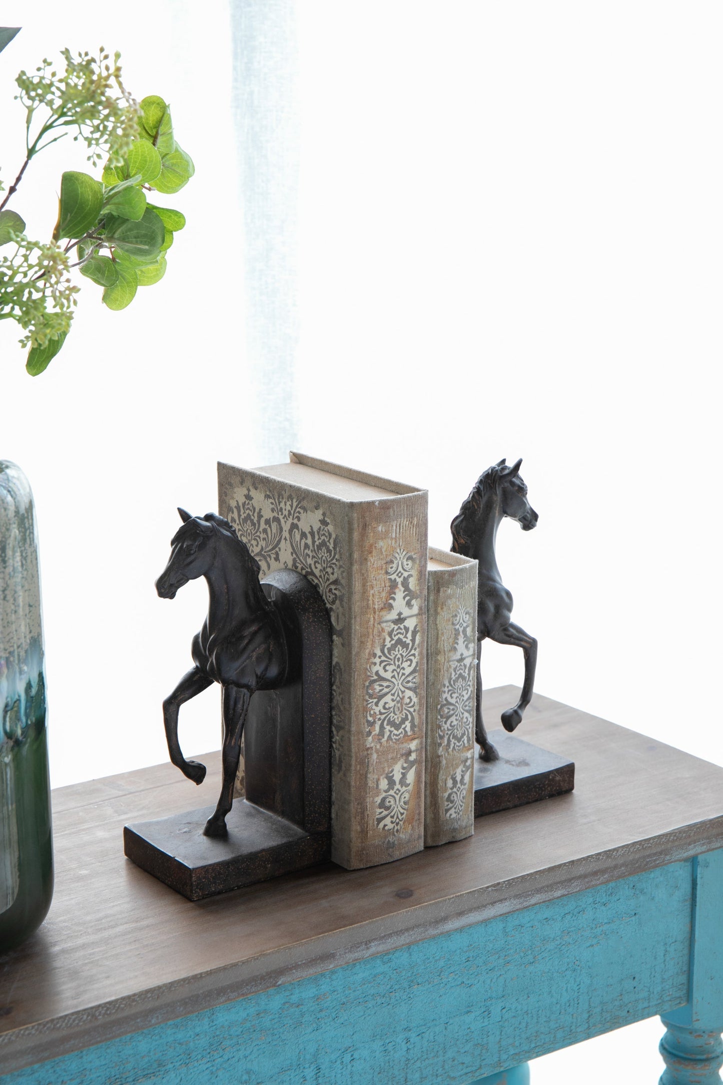 S/2 5x4x10.5' Trotting Horse Bookends
