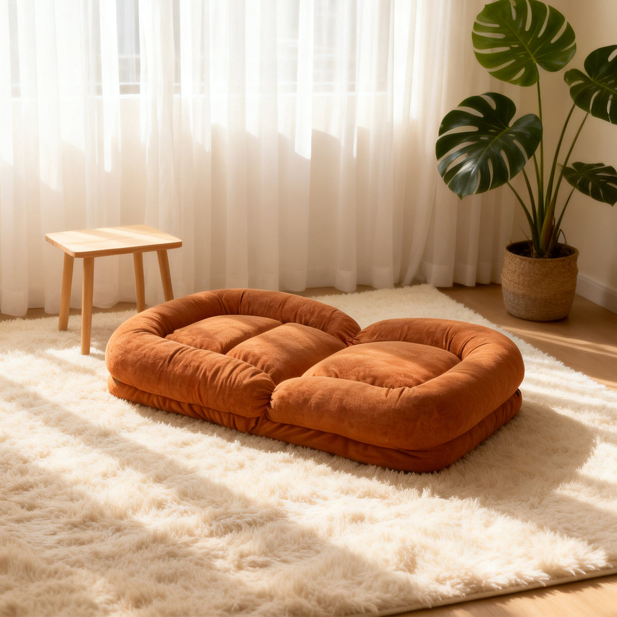 Egg Tart Lazy Sofa - Multi-Segment Folding