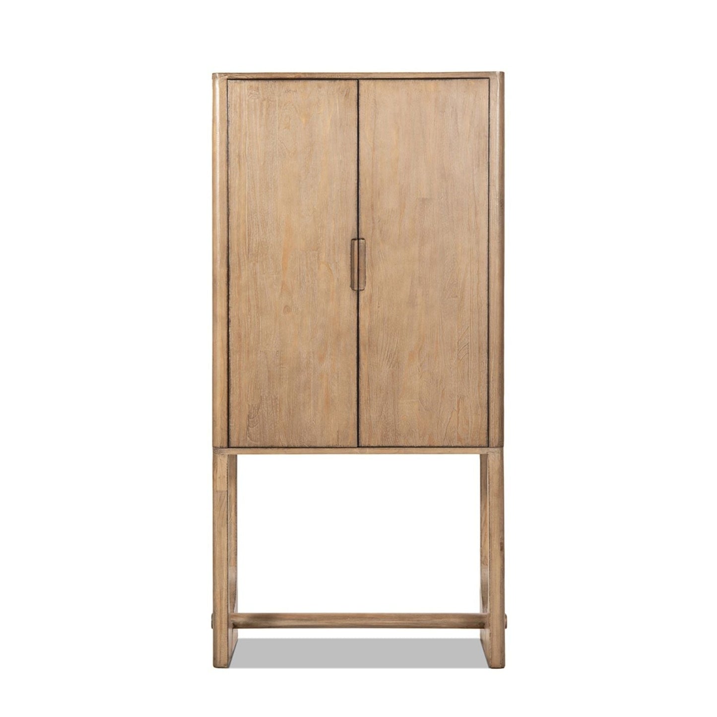 Nolan - Bar Cabinet With Wine Storage - Brown