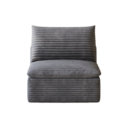 1 Middle Seat Sofa - Dark Fabric