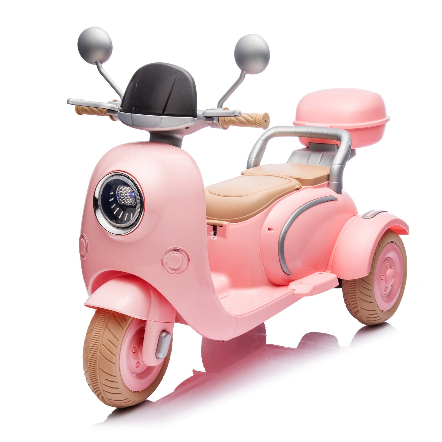 12V Two Motors Kids Ride On Two-Seater Electric Motorcycle