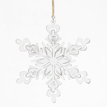 Iron Snowflake Hanger - Set of 6