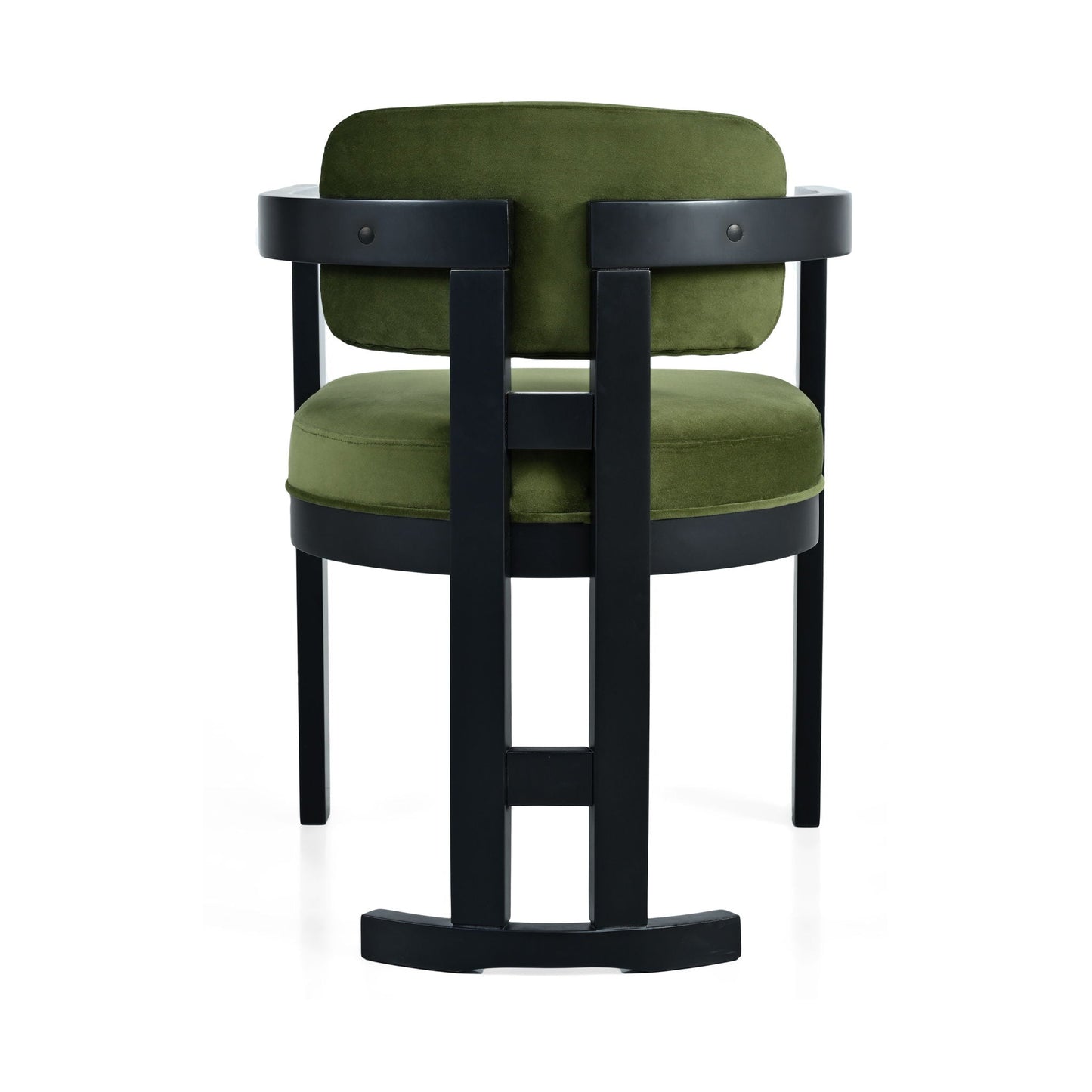 Stylish Indoor Upholstered Wood Dining Chair Set of 2