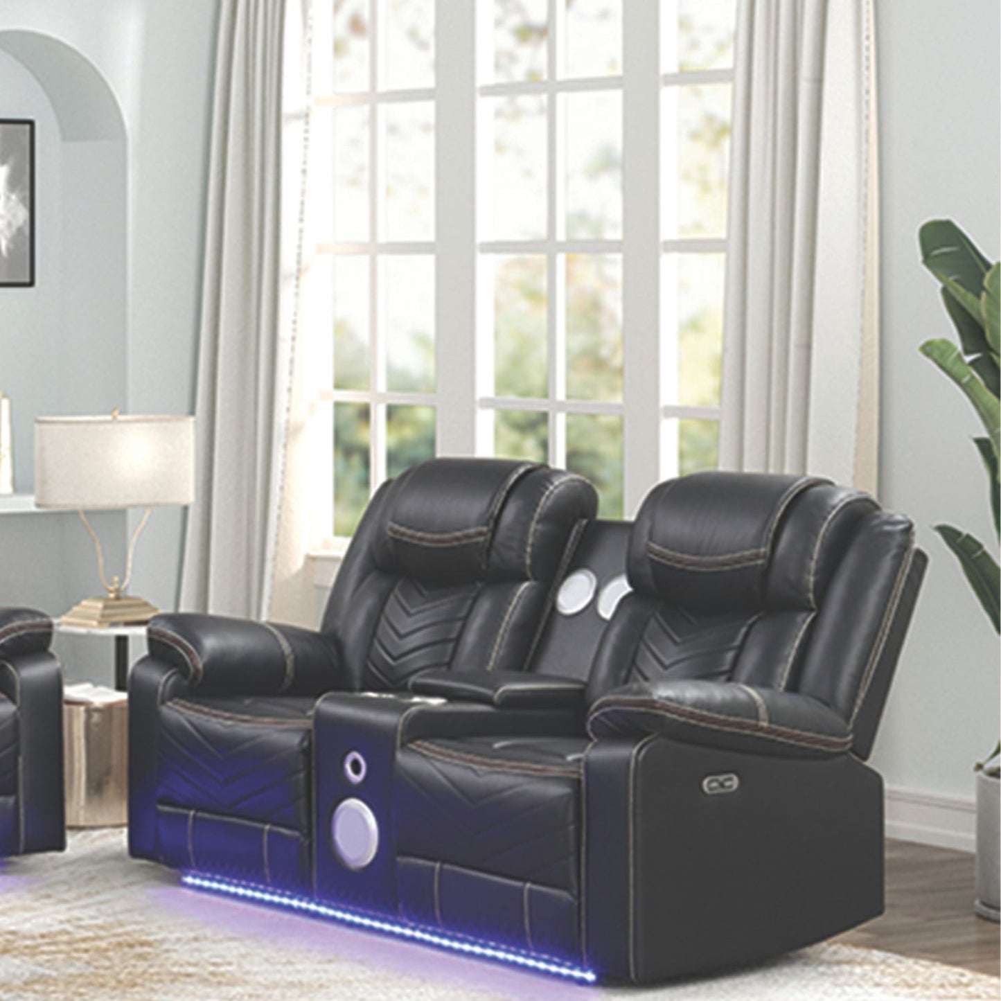 Challenger LED Power Recliner Set