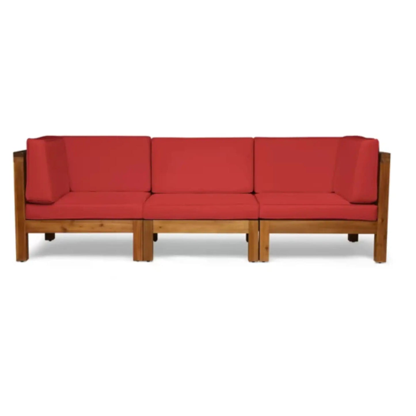 Oana 3 Piece Sofa Set With Water Resistant Cushions