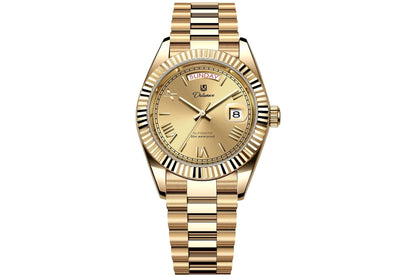 Dual-calendar Automatic Mechanical Mens Watch