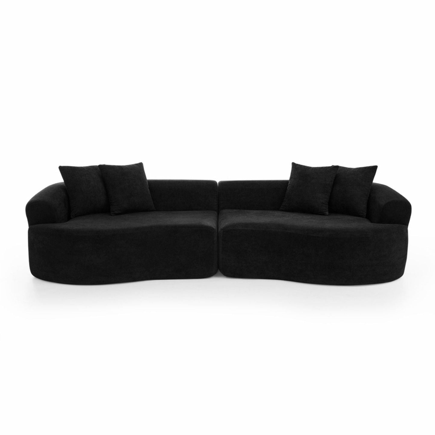 4 Seater Curved Cloud Sectional Sofa
