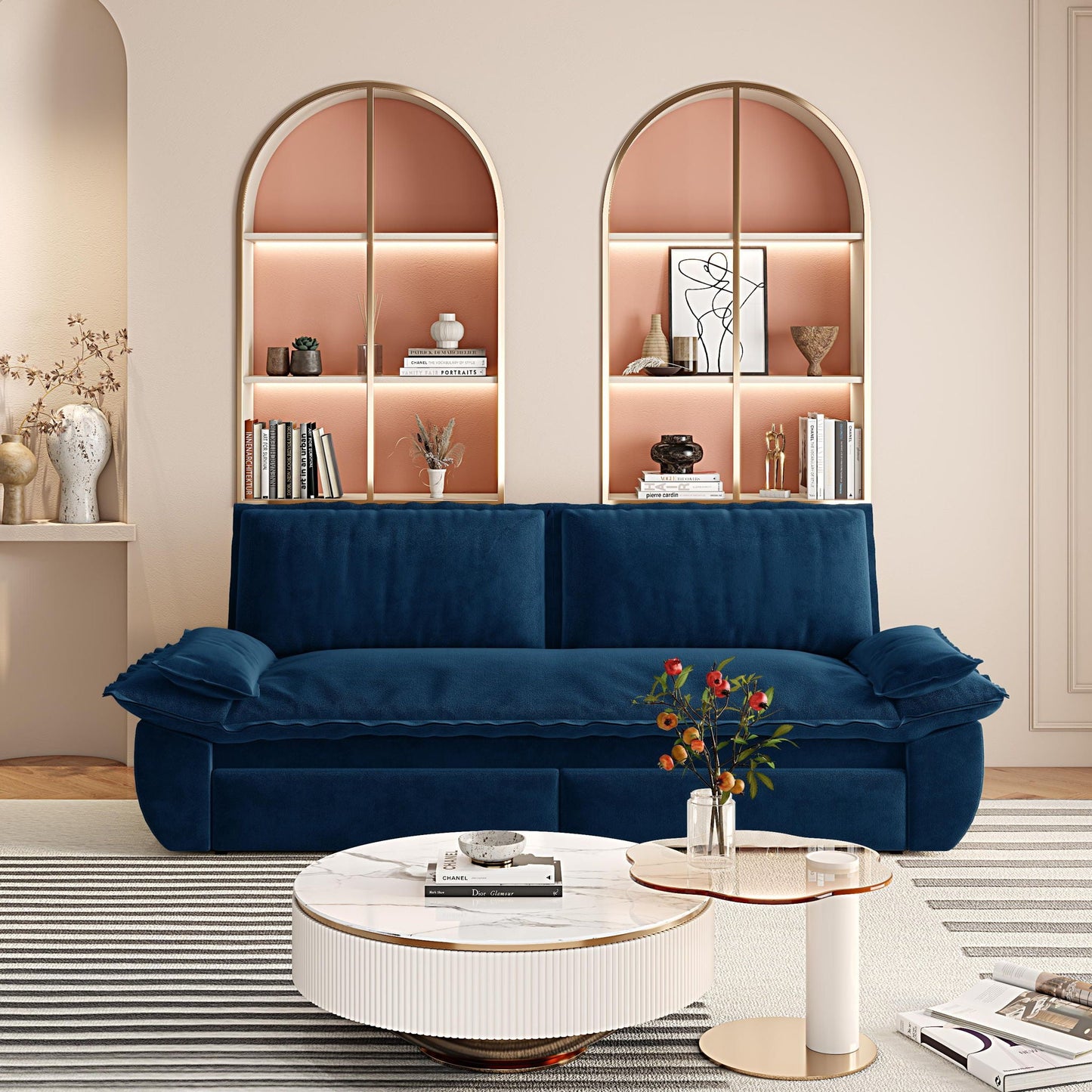 Queen Pull Out Bed, 3 In 1 Convertible Sleeper Sofa