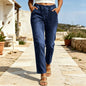 Womens Casual Cropped Jeans Fashionable