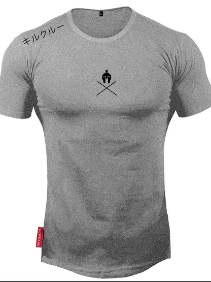Men's Plus Size Round Neck Short Sleeve T-Shirt