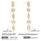 Color Zircon Tassel Earrings Collection