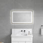 40 x 24 Inch LED Bathroom Mirror With Front And Backlight