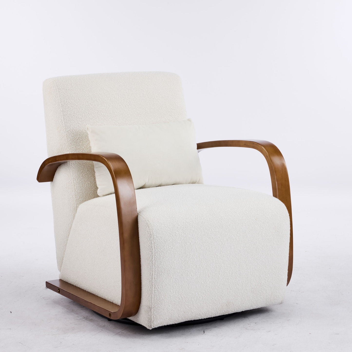 Swivel Accent Rotatable Ergonomic Single Chair For Living Room