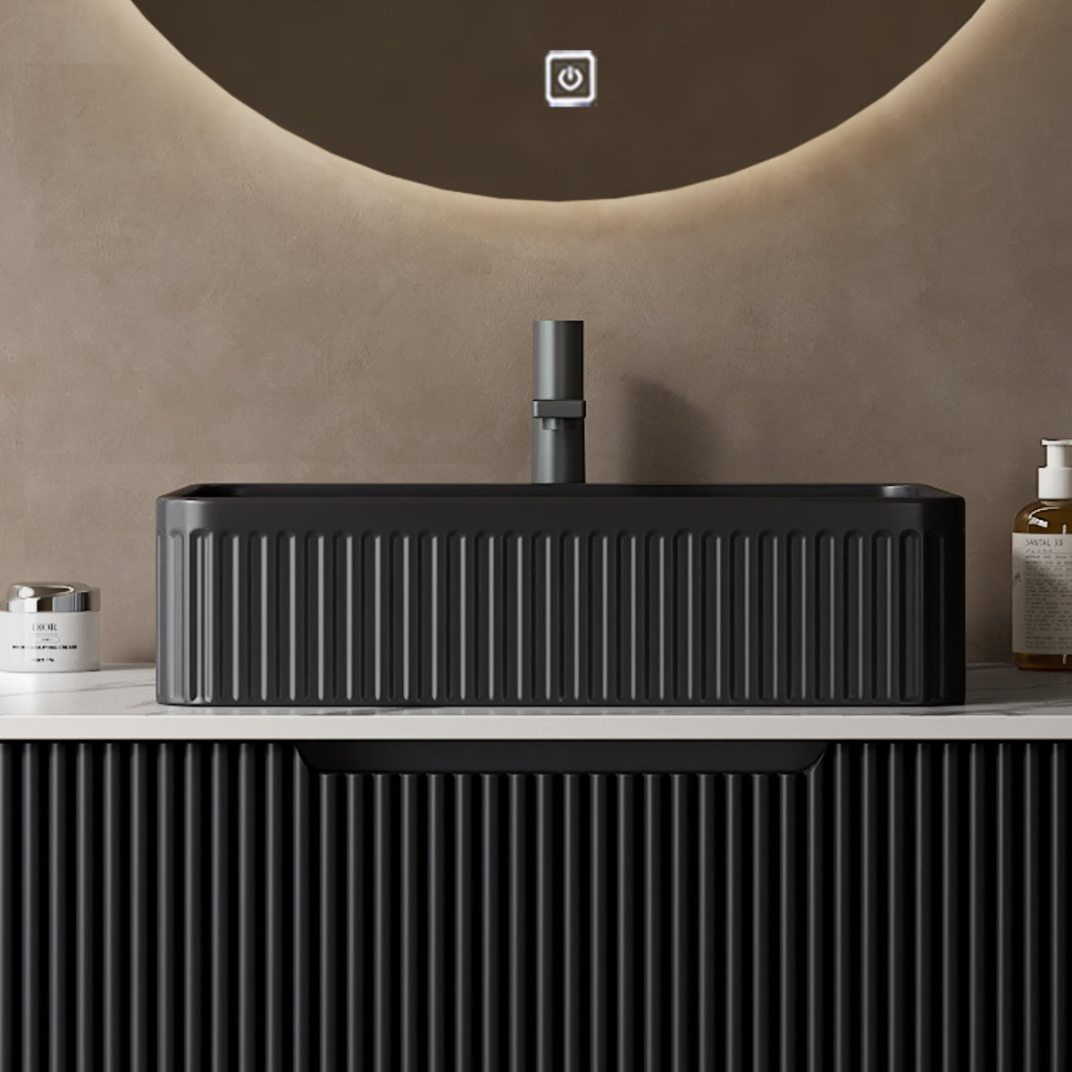 20'' Rectangular Striped Vessel Sink