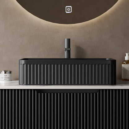 20'' Rectangular Striped Vessel Sink