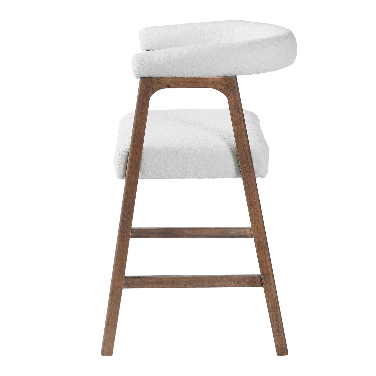 26'' Seat Height Bar Stools with Back - Set of 2