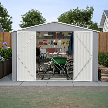 10 x 12 ft. Outdoor Storage Shed with Floor Frame Kit