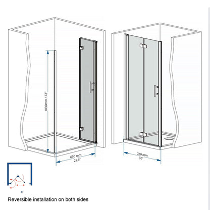 Bifold Shower Door