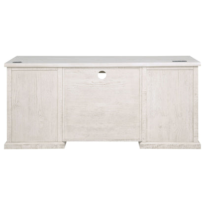 Altidore 68-inch 7-drawer Executive Home Office Desk Distressed White