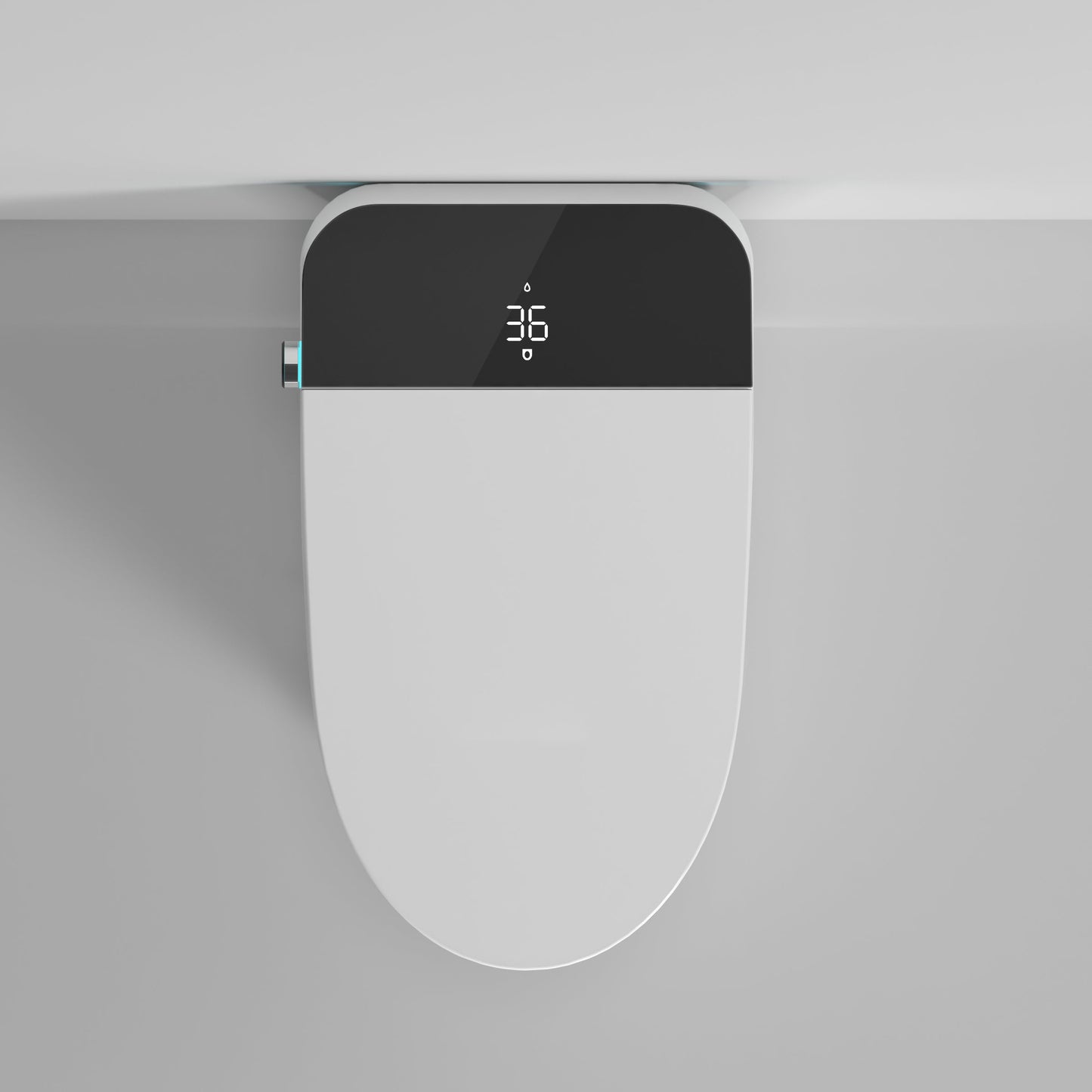 Modern Smart Toilet with Bidet Seat Built-In