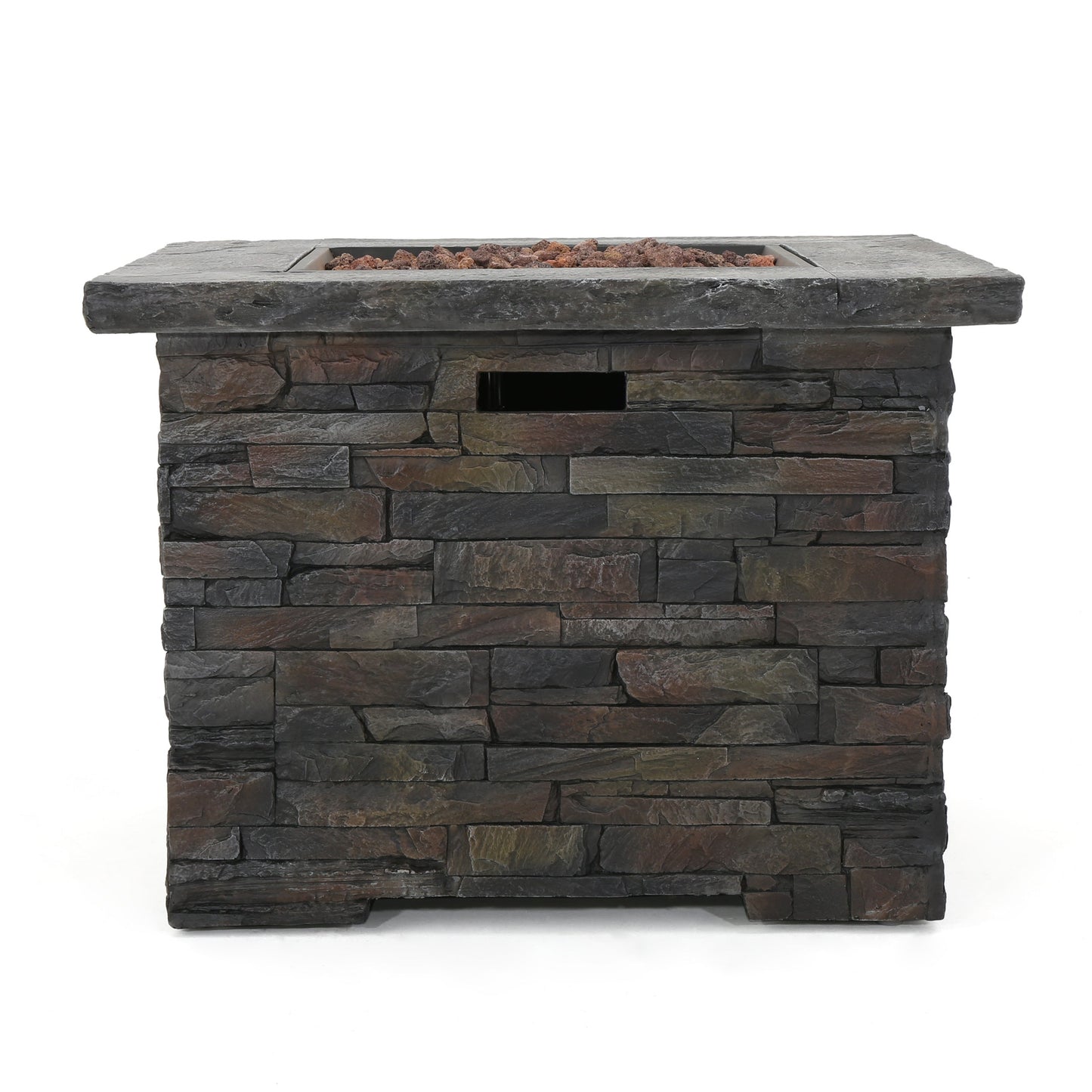 33' SQUARE MGO FIRE PIT - 40000 BTU.