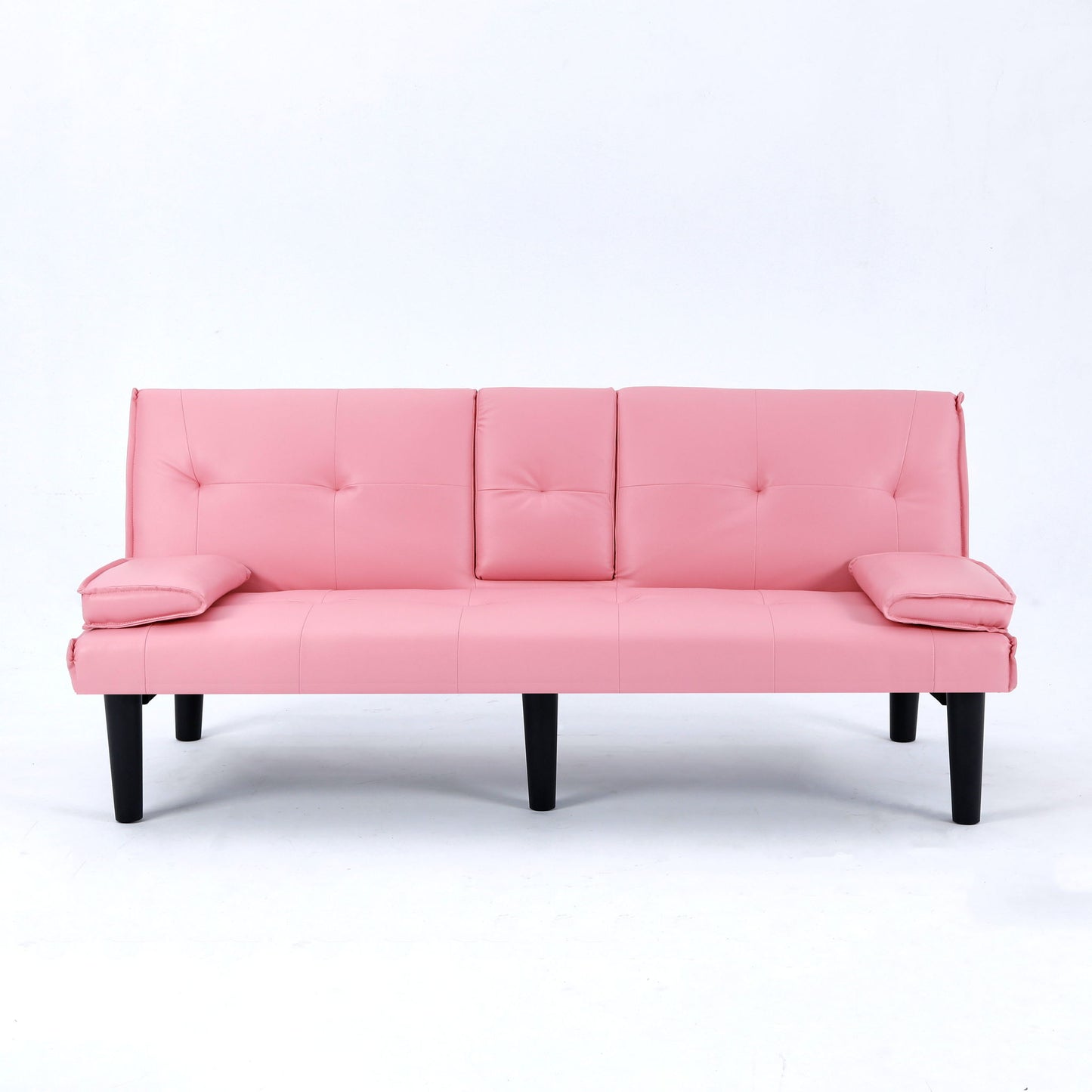 Sofa Bed With Foldable Design And Cup Holder