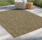 Earth GC_NTL1012 Jute/Black Indoor/Outdoor Area Rug