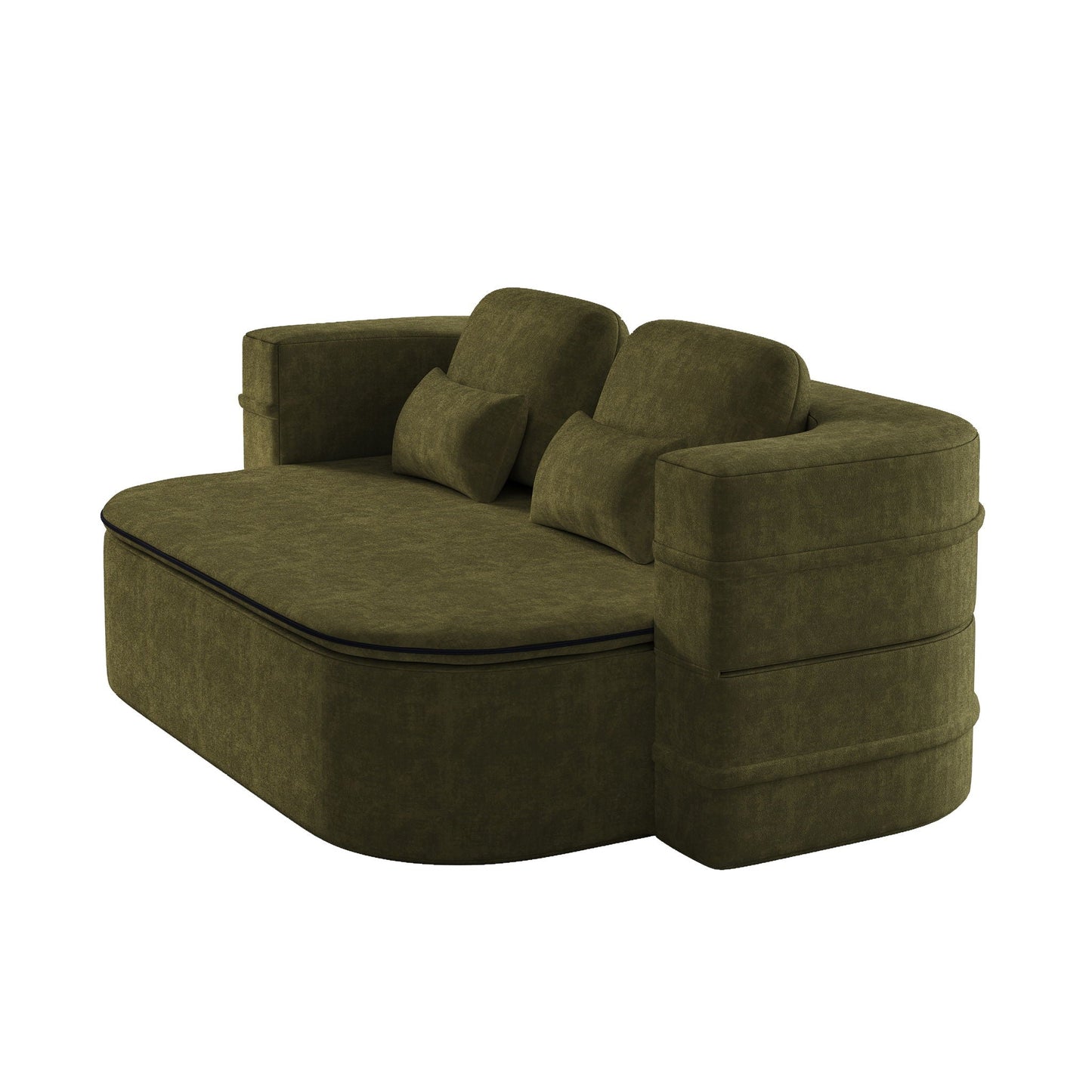 2 In 1 Foldable Sofa Bed With Multi Functional Blanket, Floor Lounge Sofa