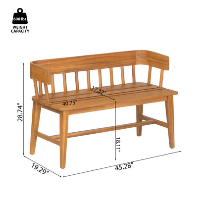 Bramley Outdoor Acacia Wood Bench