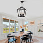 Farmhouse Lantern Chandelier 4-Light