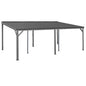 12x20FT Lean To Gazebo with Steel Roof