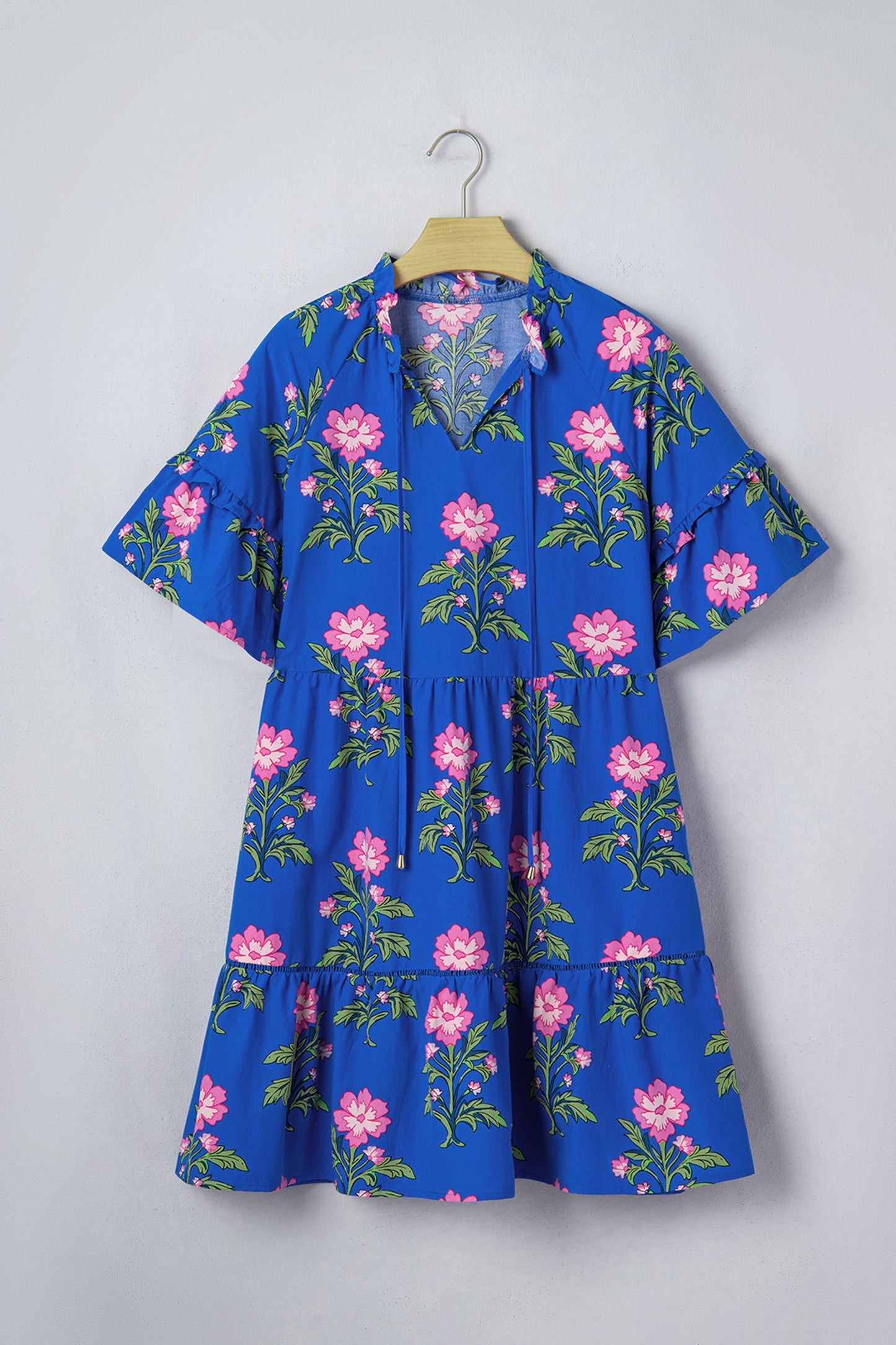 Lillian Sleeve Loose Flower Dress