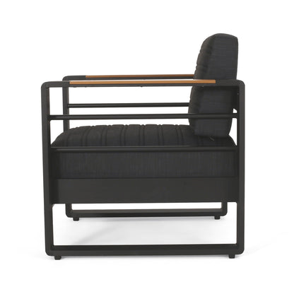 Giovanna Club Chair Set With Aluminum Frame