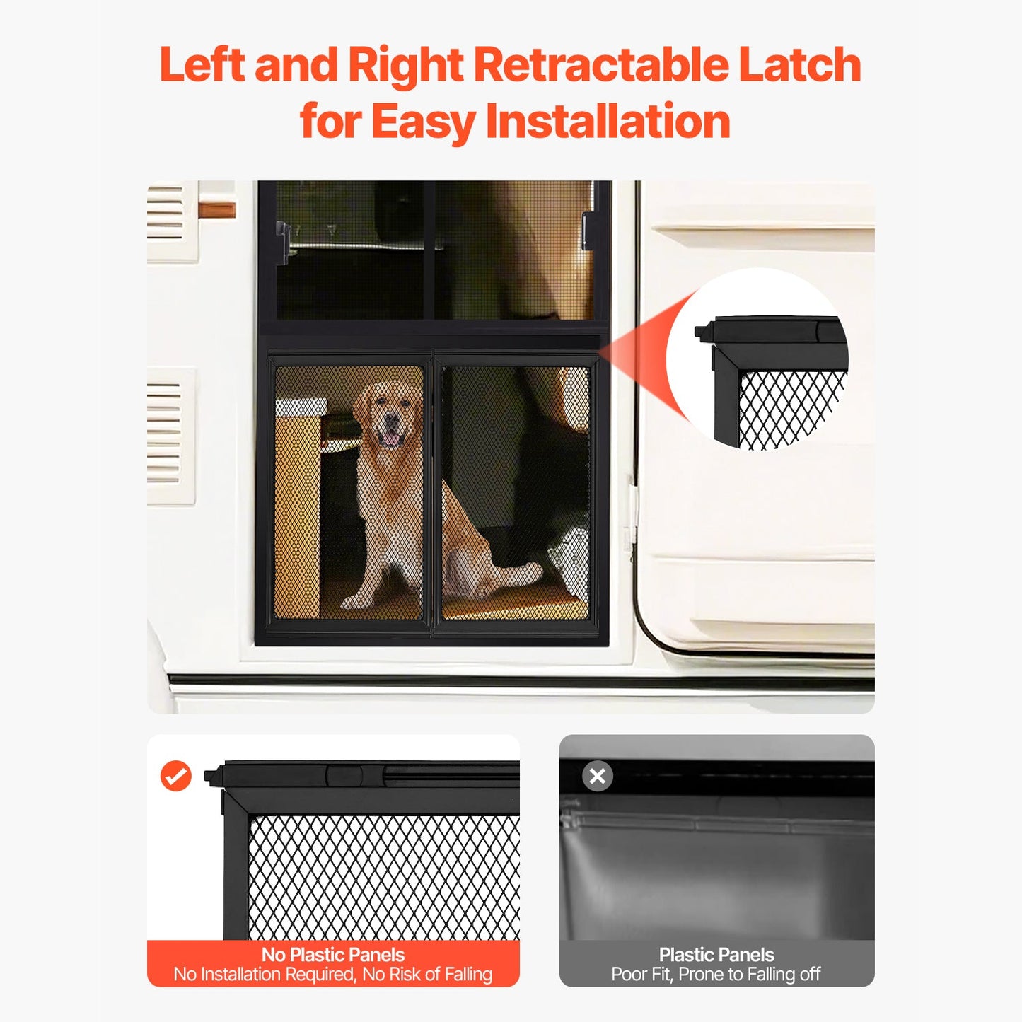RV Screen Door Protector 24.5 x 20 Inch