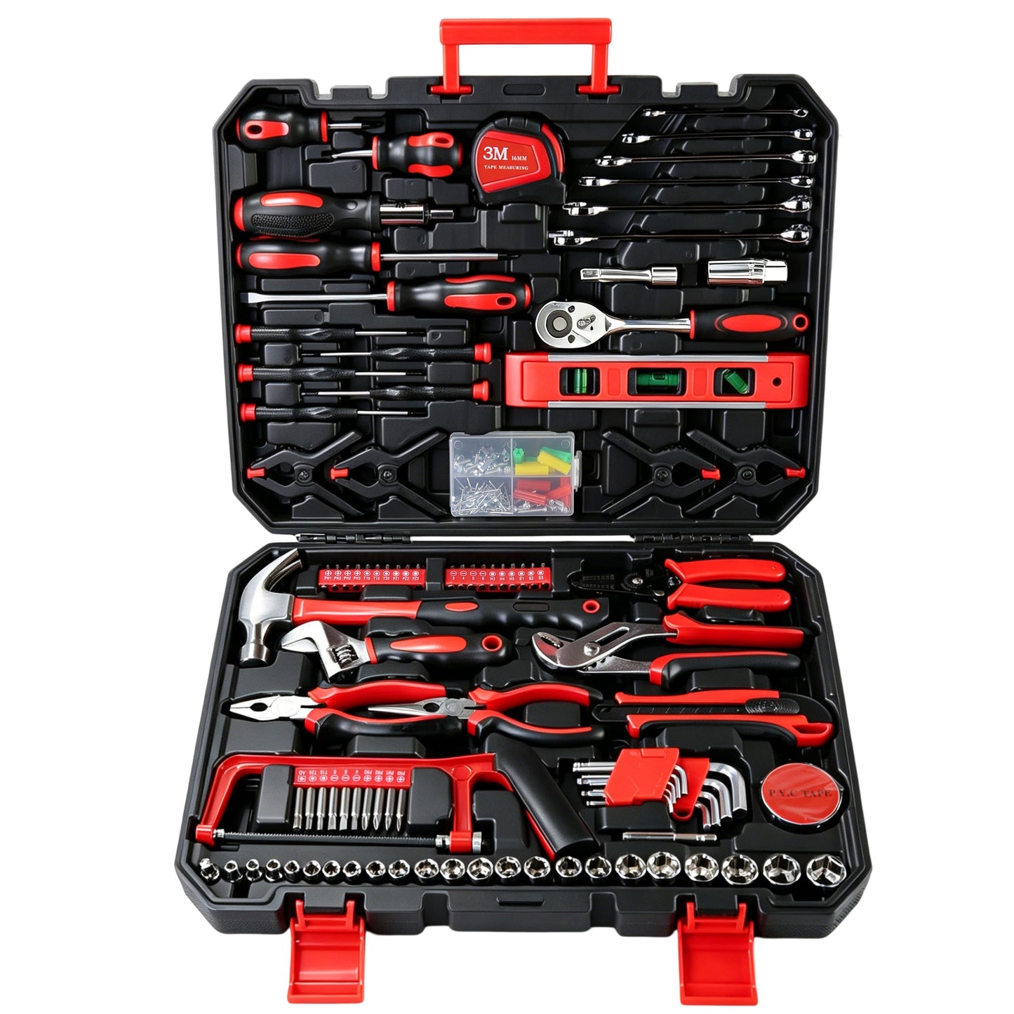 266-Piece Home Tool Set with Rolling Tool Box