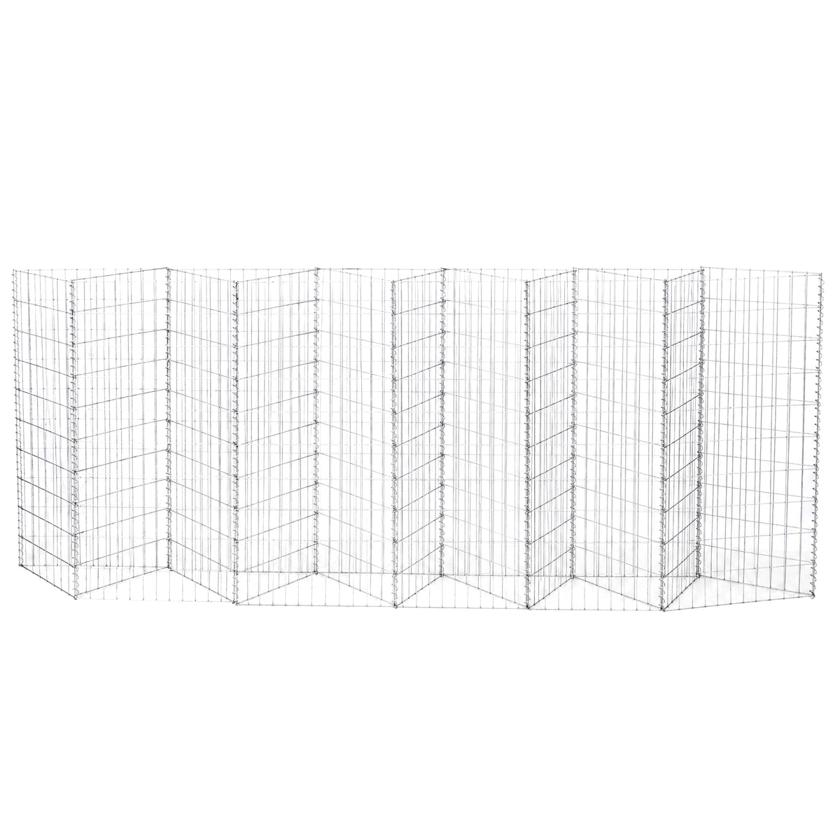 Galvanized Steel Tall Gabion Basket with Multiple Compartments